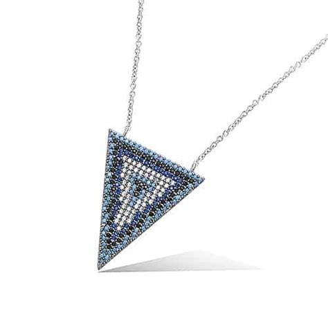 Collier Argent Triangle Oxydes Kebijoox Bijouterie En Ligne