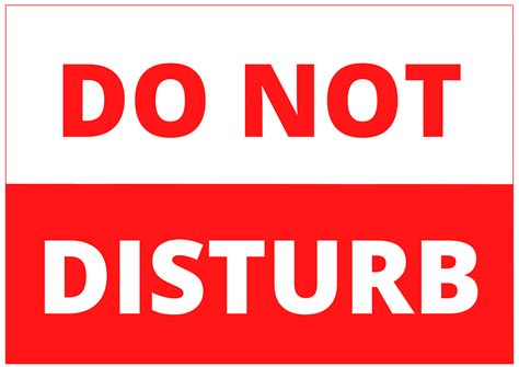 Download Printable Do Not Disturb Sign | Printerfriendly