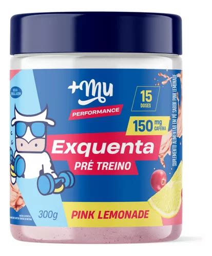 Pré treino Exquenta Sabor Pink Lemonade 300g Mu