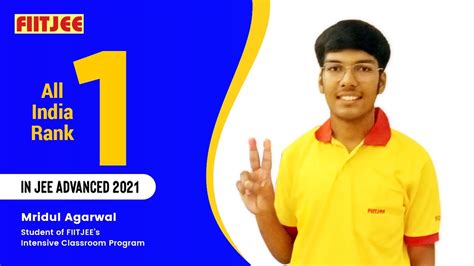 Mridul Agarwal Air In Jee Advanced Youtube