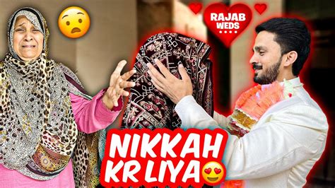 Nikkah Kr Lia Fake Nikkah Prank With Amma Bohat Mehnga Par Gya YouTube