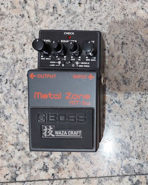 Boss Metal Zone Waza Craft Mt W Effects Pedal For Electric Guitar