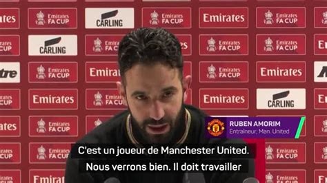 Man United Amorim sur un départ de Rashford Je ne sais pas nous