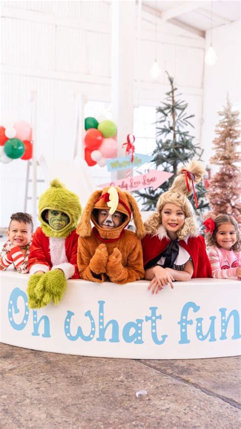 WHOVILLE AND THE GRINCH PHOTO SHOOT | Grinch party, Karas party ideas, Christmas party