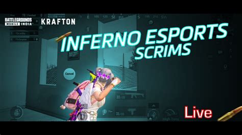 Hindi Bgmi Live Stream Playing T Scrims Live Inferno Esports