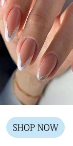 Amazon Press On Nails Short Medium Almond DOCVOEOMH Nude White Fake Nails Kit With