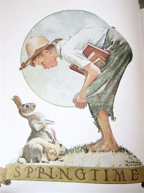 The Partygoers Springtime Norman Rockwell Magazine Cover Etsy