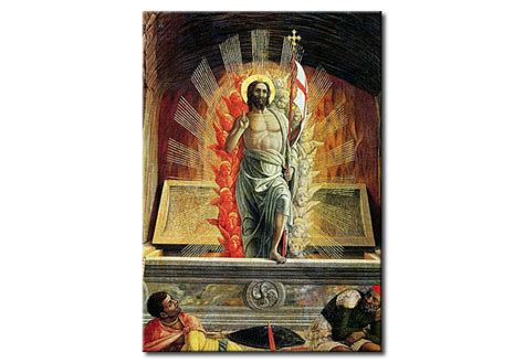 Quadro Famoso The Resurrection Right Hand Predella Panel From The