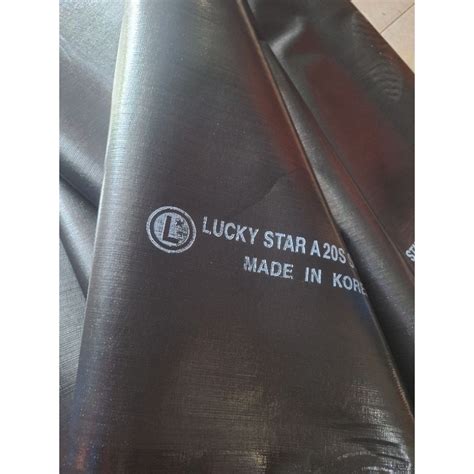 Jual Terpal Plastik A Korea Hitam Lucky Star Custom Shopee Indonesia