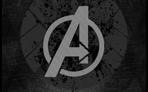 HD wallpaper: avengers, logo, art, hero, dark | Wallpaper Flare