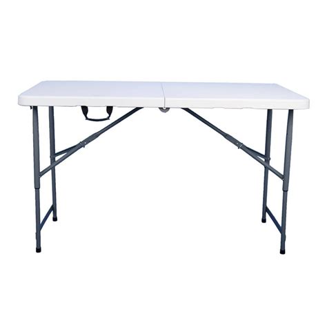 Mesa De Resina Plegable Mainstays Blanca Cm Walmart