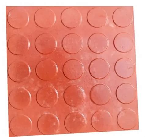 Red Cement Parking Tiles Square Tile Size 1x1 Ft 600x600 Mm At Rs