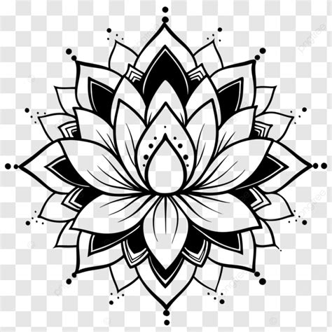 Lotus Flower Mandala Design, Flower Mandala, Lotus Flower Mandala ...