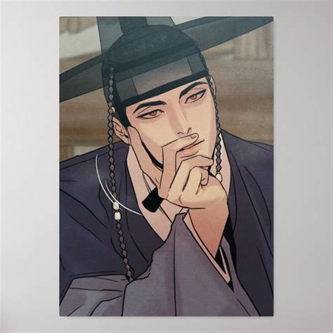 Yoon Seungho Painter Of The Night Foil Prints Zazzle In Anime