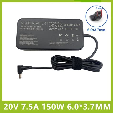 20v 7 5a 150w Adp 150ch B 6 0x3 7mm Ac Adapter Laptop Charger For Asus Rog G531gt G731gt Fx505