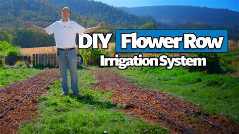 How To Install A Drip Tape Irrigation System For Flower Farms Gardens