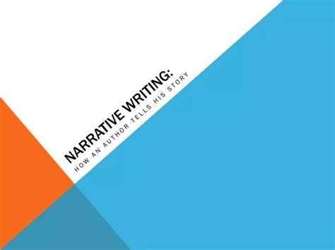 Ppt Narrative Writing Powerpoint Presentation Free Download Id