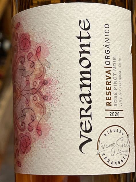 2020 Veramonte Pinot Noir Reserva Rosé Chile Casablanca Valley