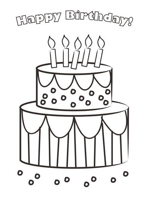 Coloring Birthday Cards Printable Printable Templates Free