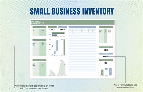 Small Business Inventory Template in Excel, Google Sheets - Download ...