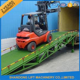 10T Heavy Duty Container Loading Ramps Hydraulic Trailer Ramp Lift