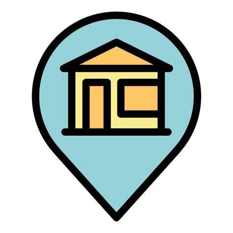 New House Location Icon Vector Flat Vector Art At Vecteezy