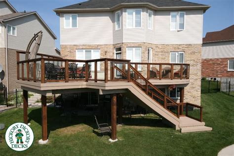 This Curved Deck And Stairway Was Custom Designed And Built By Our Deck Master Adam Ghent In