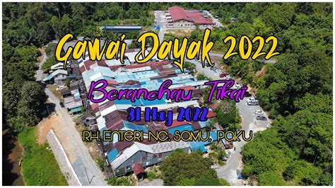 Gawai Dayak Beranchau Tikai Rh Enteri Ng Samu Paku