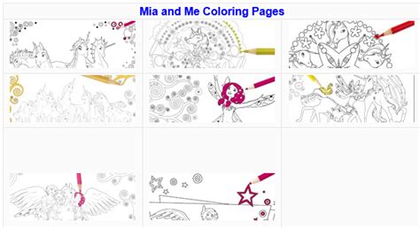 Free Mia and Me Coloring Pages