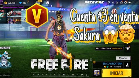 CUENTA SAKURA EN VENTA Free Fire Freefire Freefireshorts YouTube