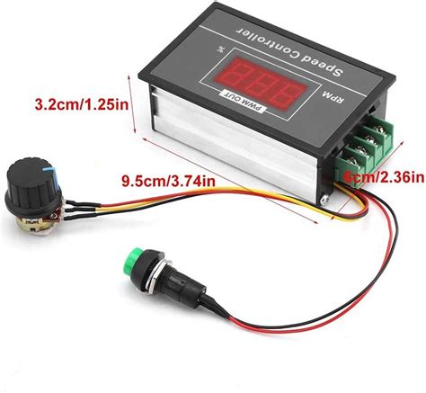 China Pwm Dc Motor Speed Controller Stepless Speed Control Switch