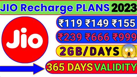 JIo Recharge Plans 2023 Jio Unlimited Calling Data Recharge Offers