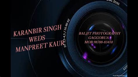 Karanbir Singh Dhillon Weds Manpreet Kaur Wedding Ceemony YouTube