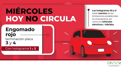 Hoy No Circula qué autos descansan en CDMX y Edomex este miércoles 11