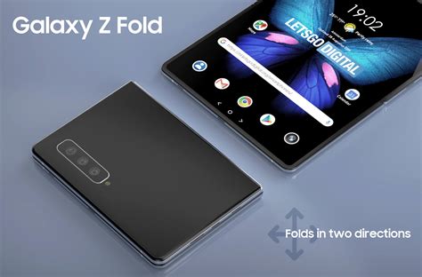 Samsung Galaxy Z Fold Multi Opvouwbare Smartphone Letsgodigital