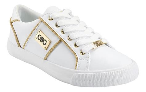 Venta Tenis Guess Mujer Blancos Con Brillos En Stock