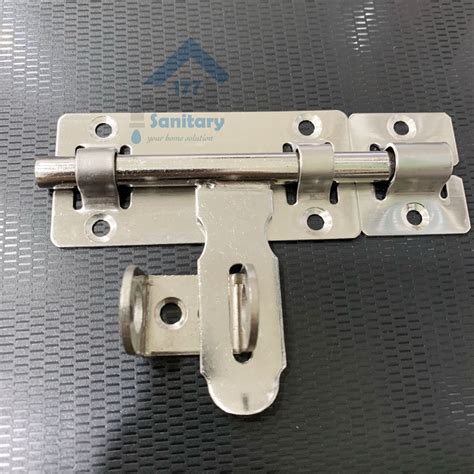 Grendel Overpal Gembok 4 Inch Kunci Pintu Lock Bolt Selot Slot Gudang