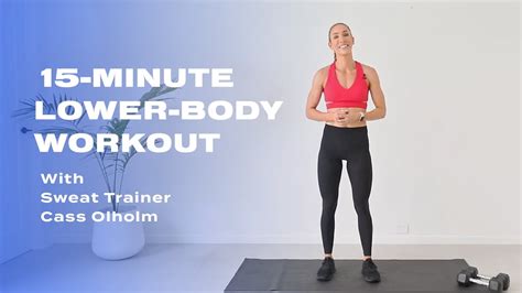 15 Minute Lower Body Workout With Cass Olholm Youtube