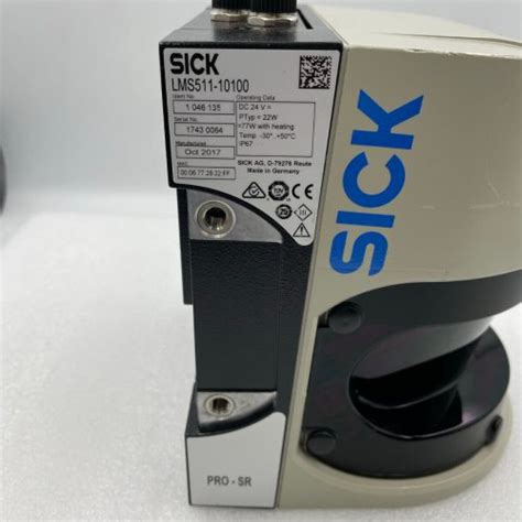 Sick Lms D Lidar Sensor Novus Ferro Pte Ltd