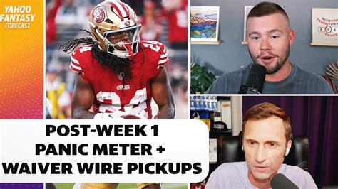 Post Week Panic Meter Waiver Wire Pickups Yahoo Fantasy Forecast