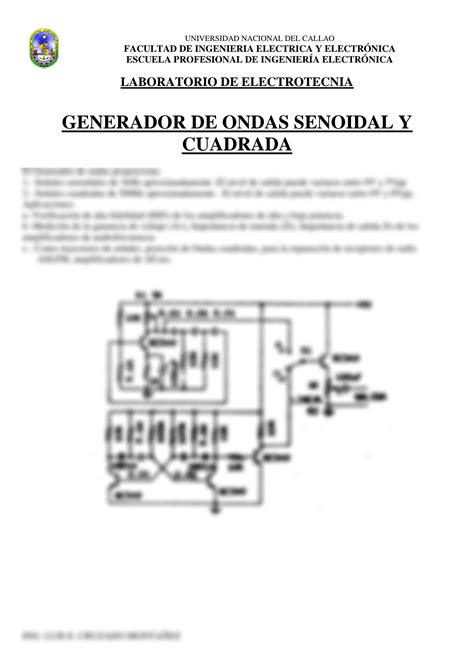 Solution Generador De Ondas Cuadrada Y Senoidal Studypool