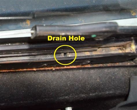 Dodge Ram Sliding Window Drain Holes Drain Sliding Windows Holes