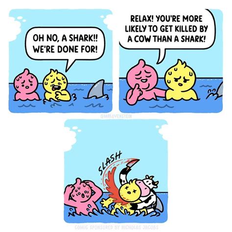 Cow And Shark Meme