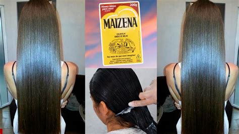 Progressiva Caseira Barata Para Cabelo Maizena M Todo Caseiro