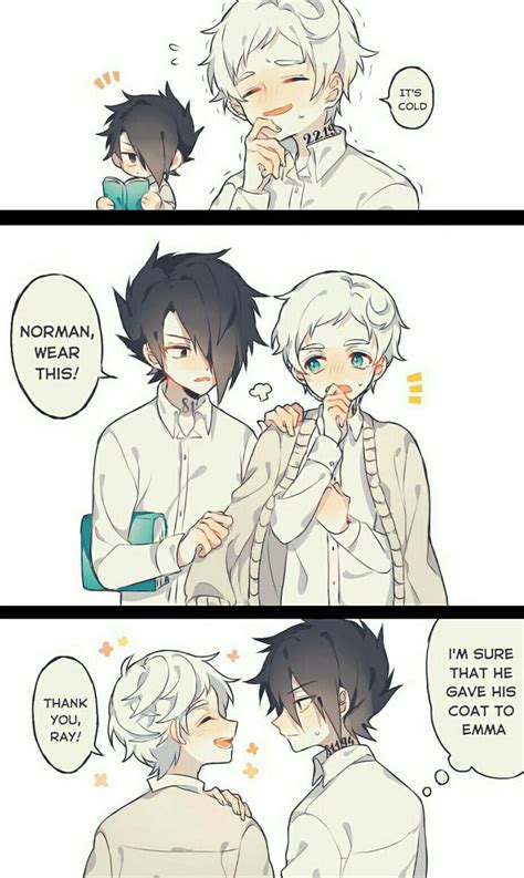 Oh Cute~ Ray X Norman Neverland Neverland Art Anime