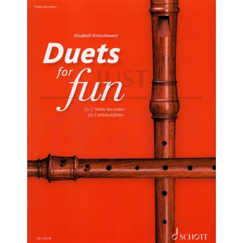 Duets For Fun: Treble Recorder - Compilation. Just Flutes