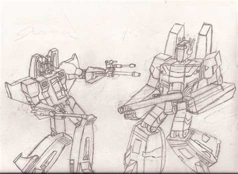 Starscream Vs Jetfire by UnicronHound on DeviantArt