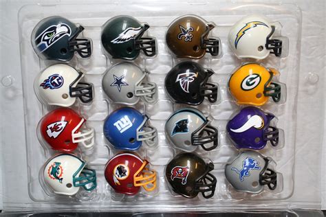 Vintage NFL Mini Football Collectors Helmets by Riddell - Etsy