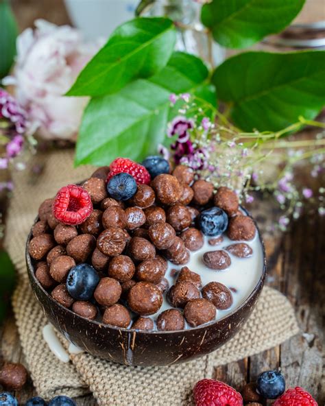 Choco Pops selber machen gesunde Frühstücks Cerealien Mrs Flury