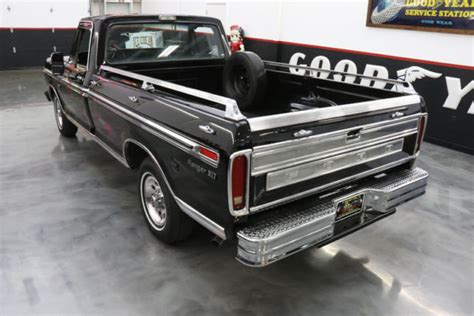 1975 Ford F150 67708 Miles Black Pickup Truck 460 V8 Automatic For Sale